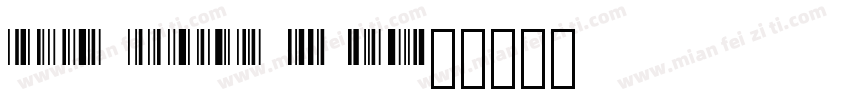 Libre Barcode 39 Tex字体转换